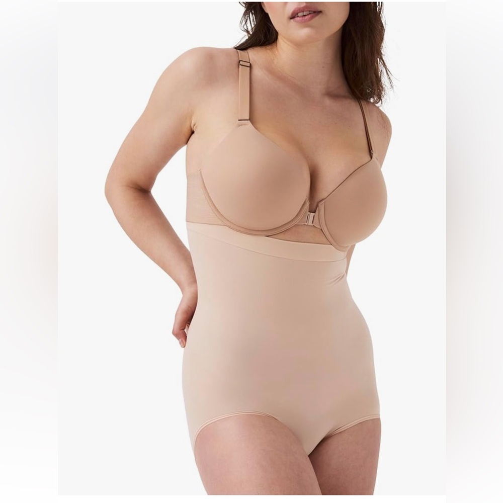 Spanx Women's Soft Nude Higher Power Panties Shaper Brief Shapewear 1X New